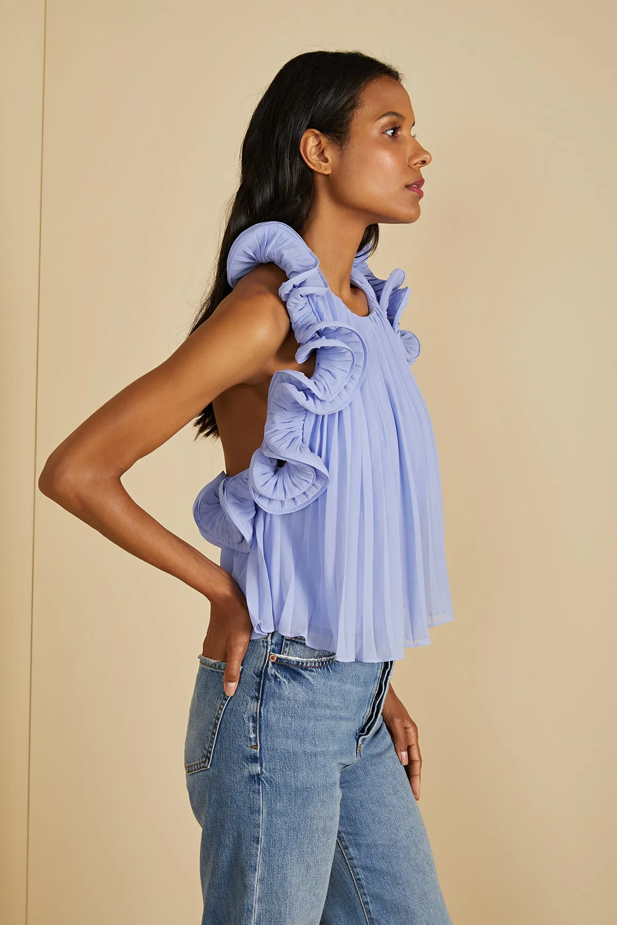 Baylin Pleated Top