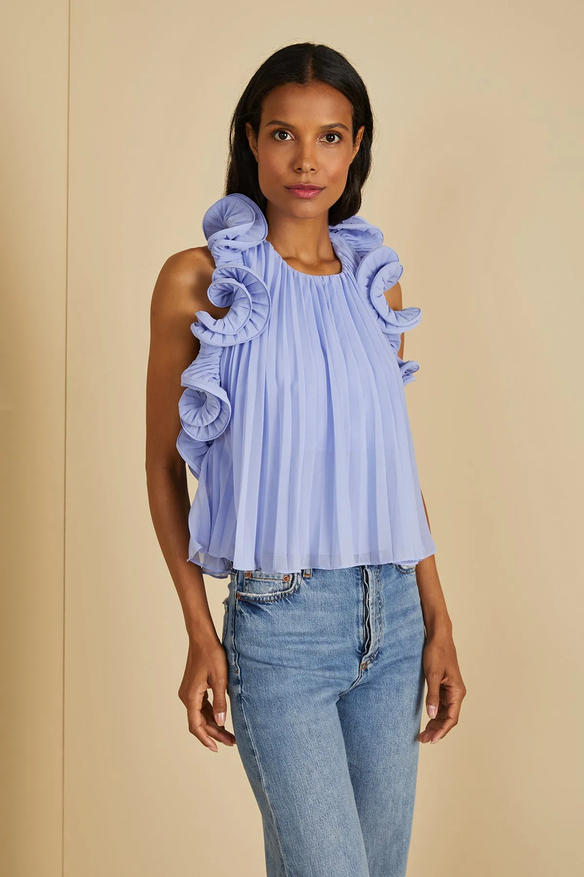 Baylin Pleated Top