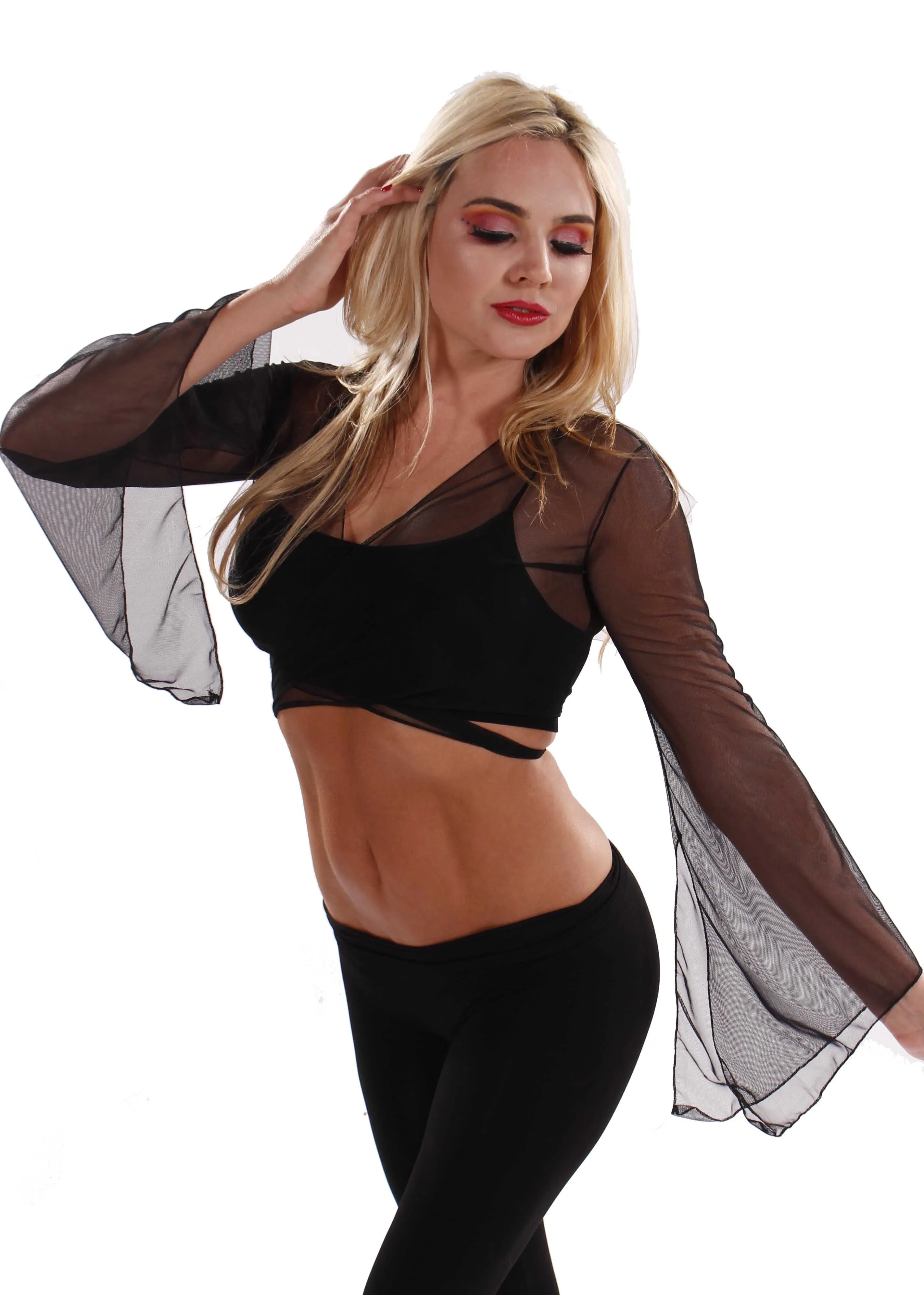 Belly Dance Sheer Chiffon Choli Top