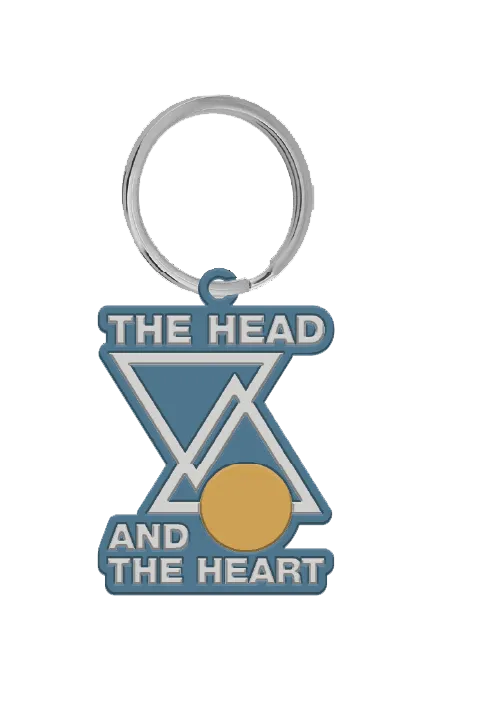Blue Triangle Keychain