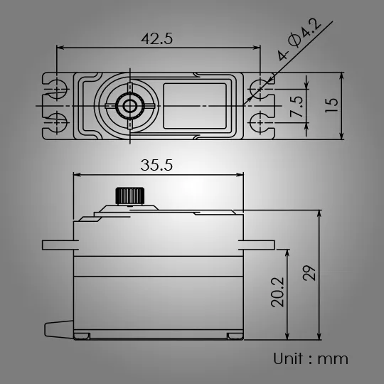 BMS-A921 HV Mini, Digital, High Speed, Metal Gear, Coreless