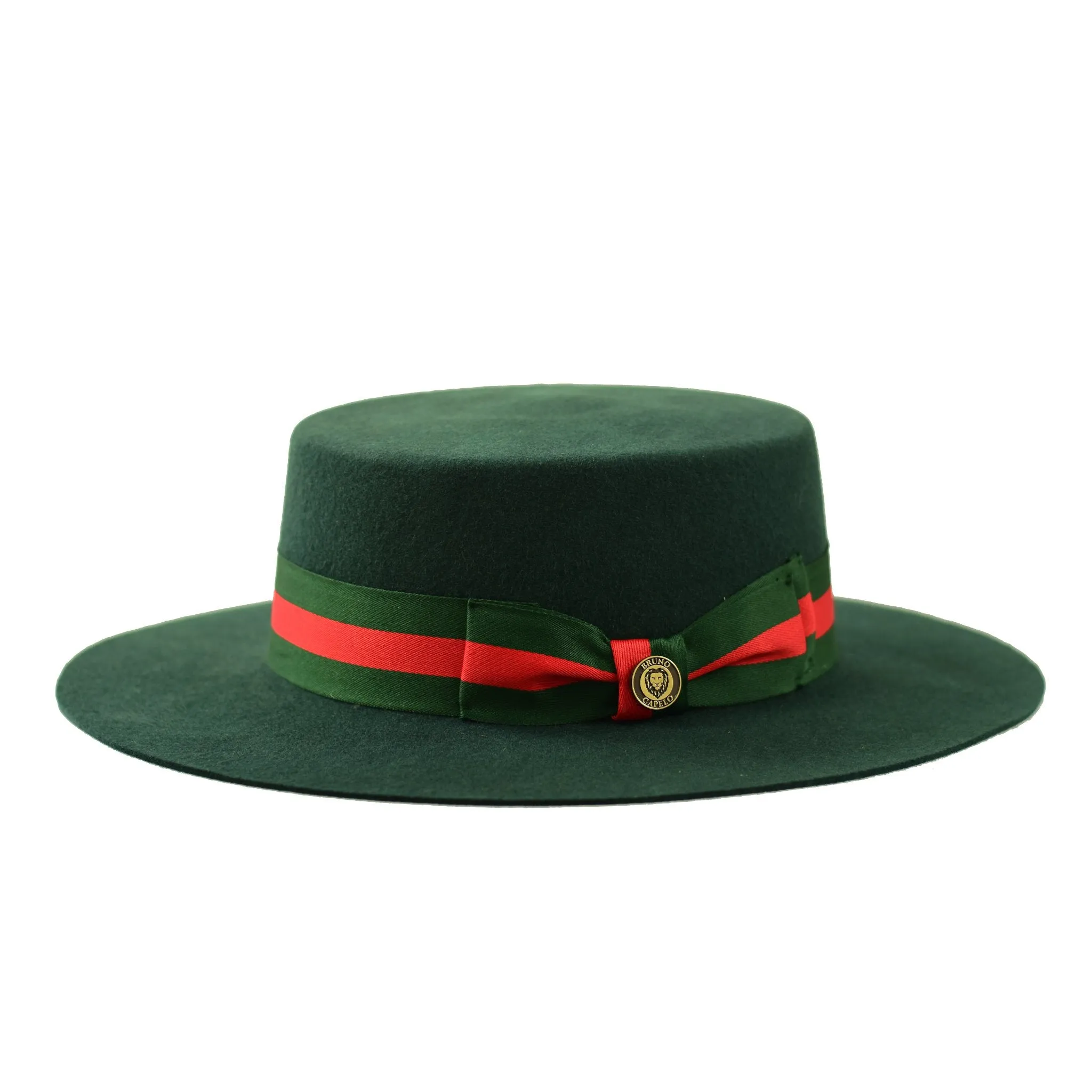 Bruno Capelo Zayden Wide Brim Wool Boater (Gaucho)