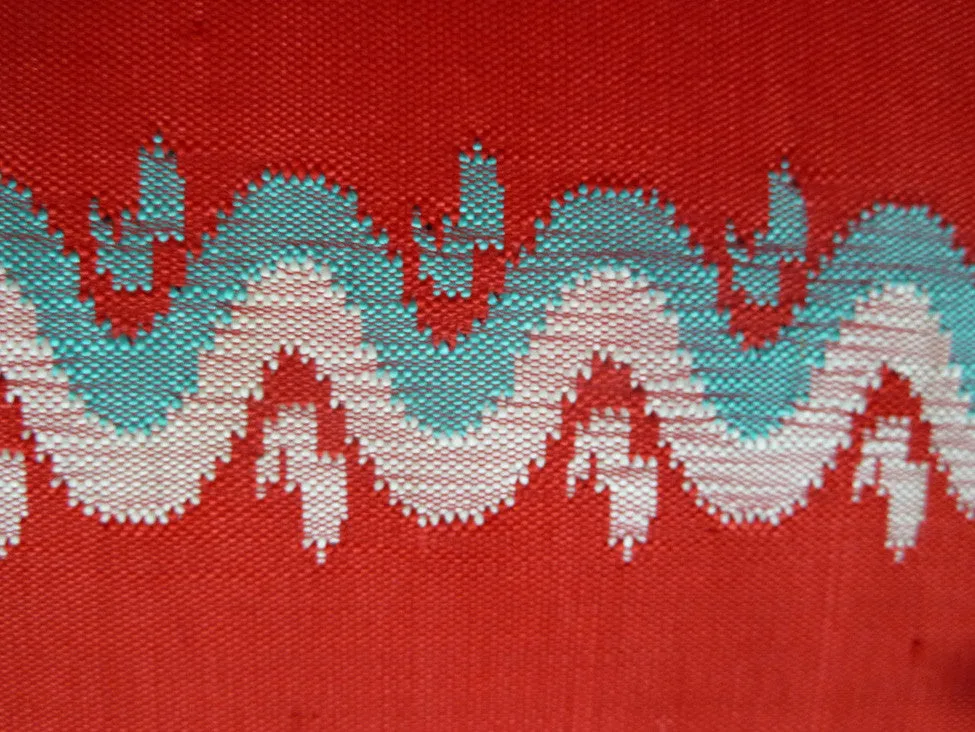 Burmese Silk Pillow Hawaiian Punch