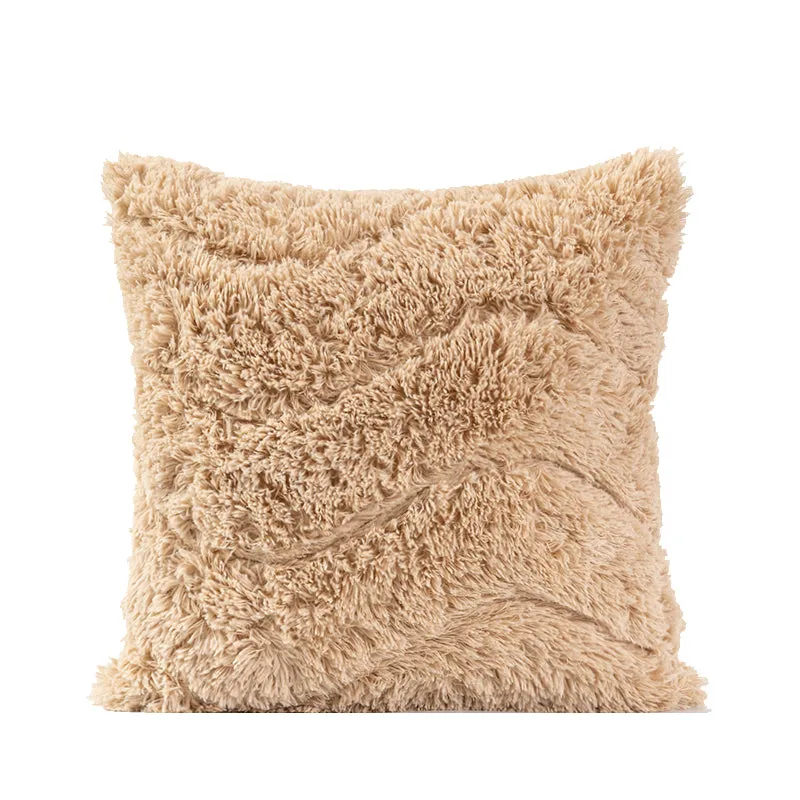 Camel Color Plush Pillow