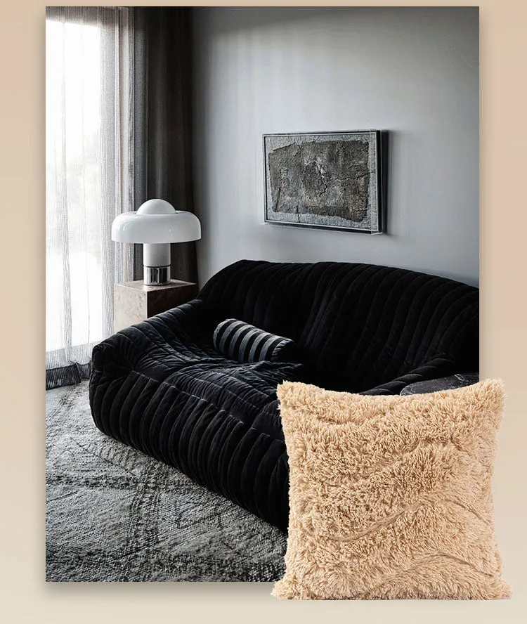 Camel Color Plush Pillow