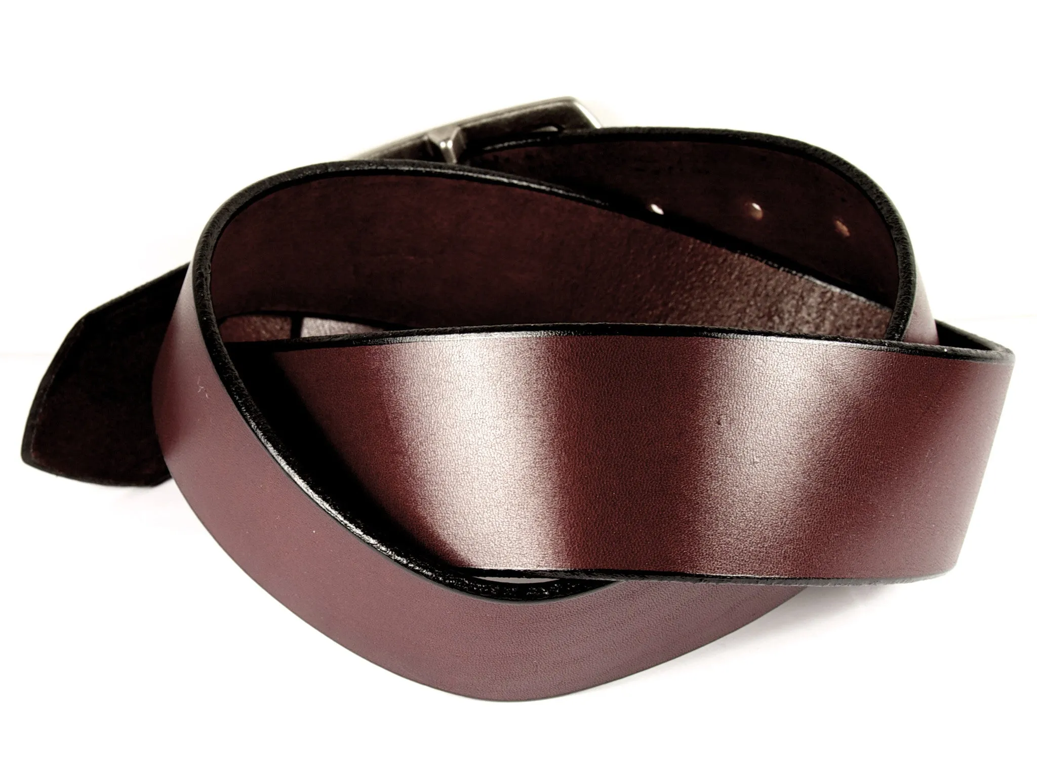 Cognac Latigo Wide Leather Belt