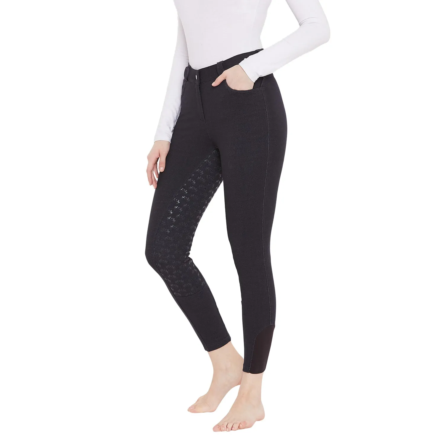 Equine Couture Heather Silicone Full Seat Breech