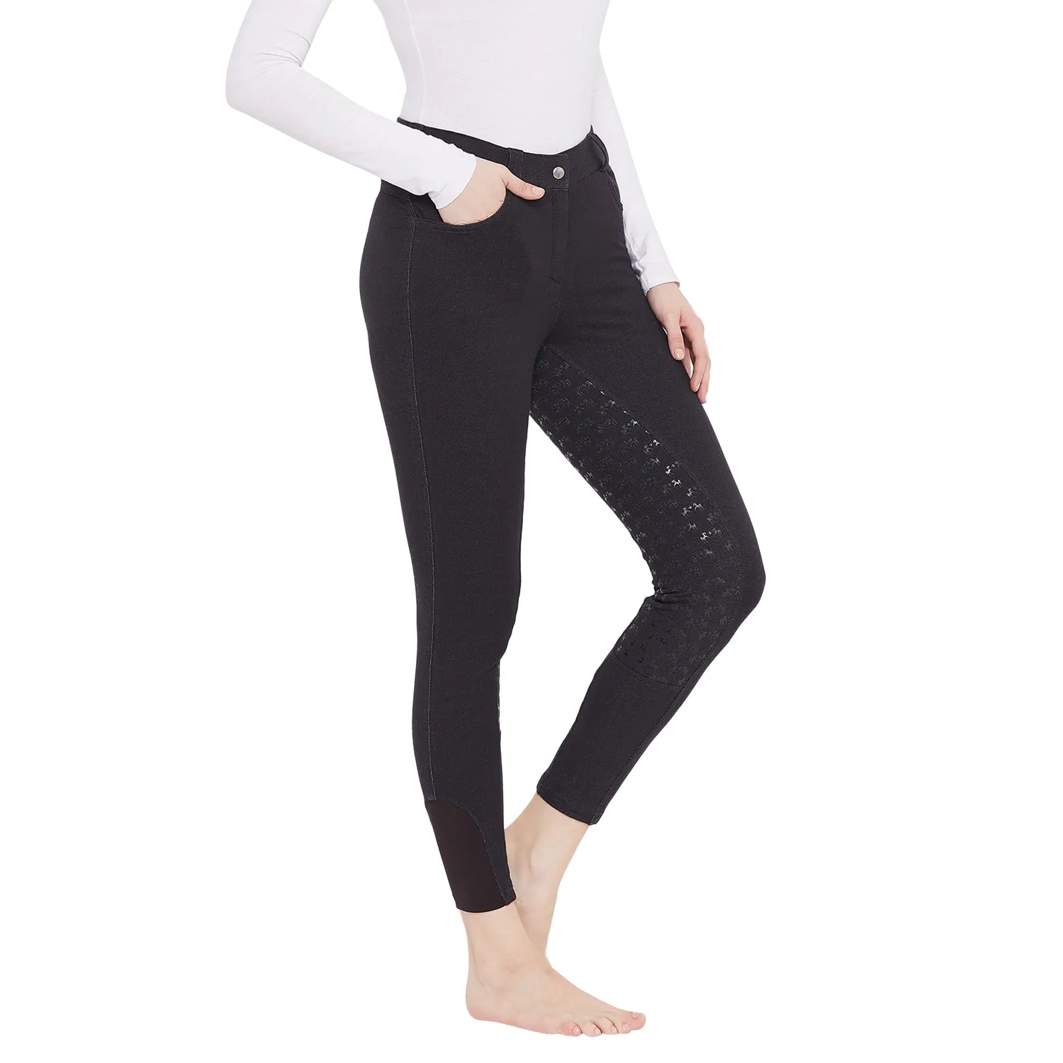 Equine Couture Heather Silicone Full Seat Breech