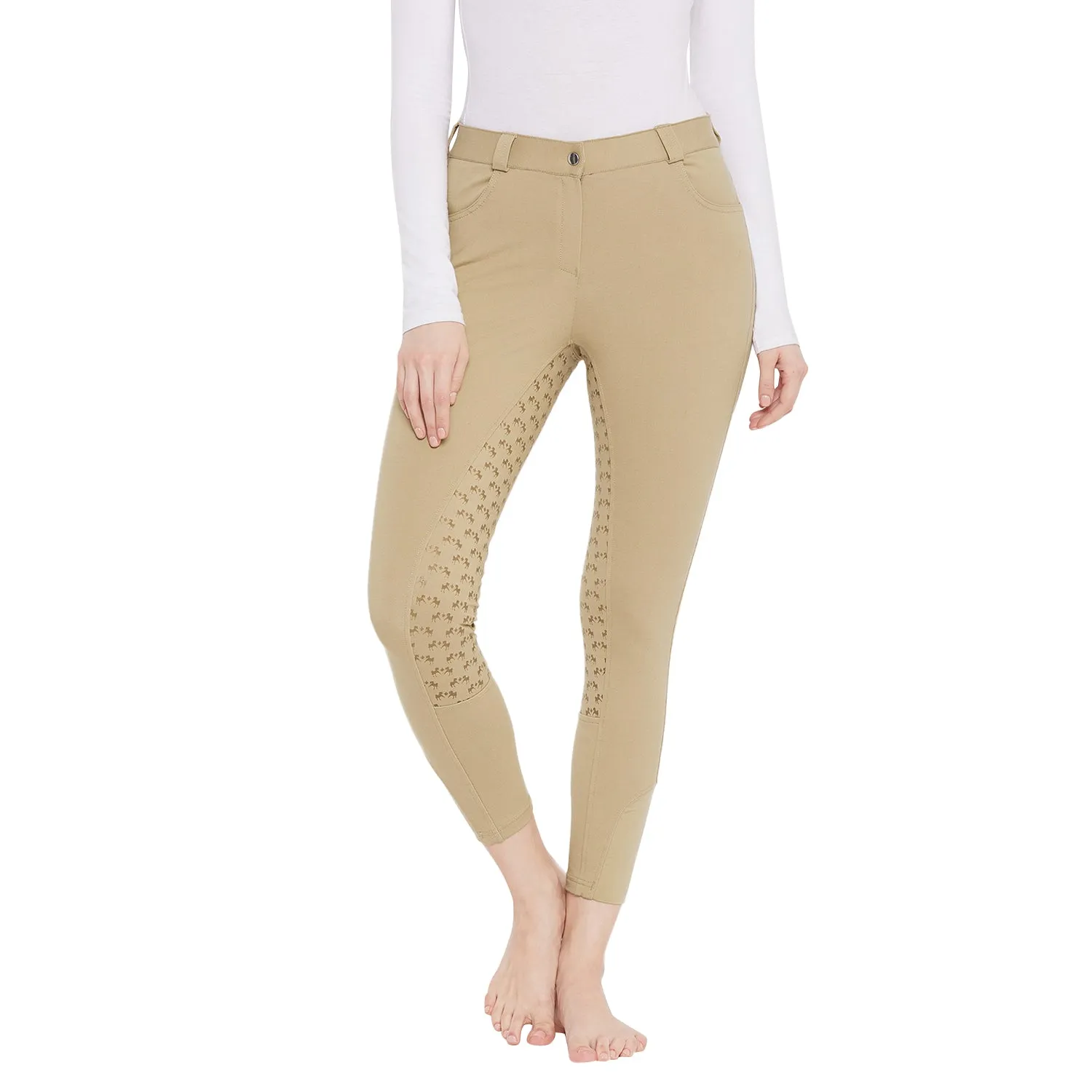 Equine Couture Heather Silicone Full Seat Breech