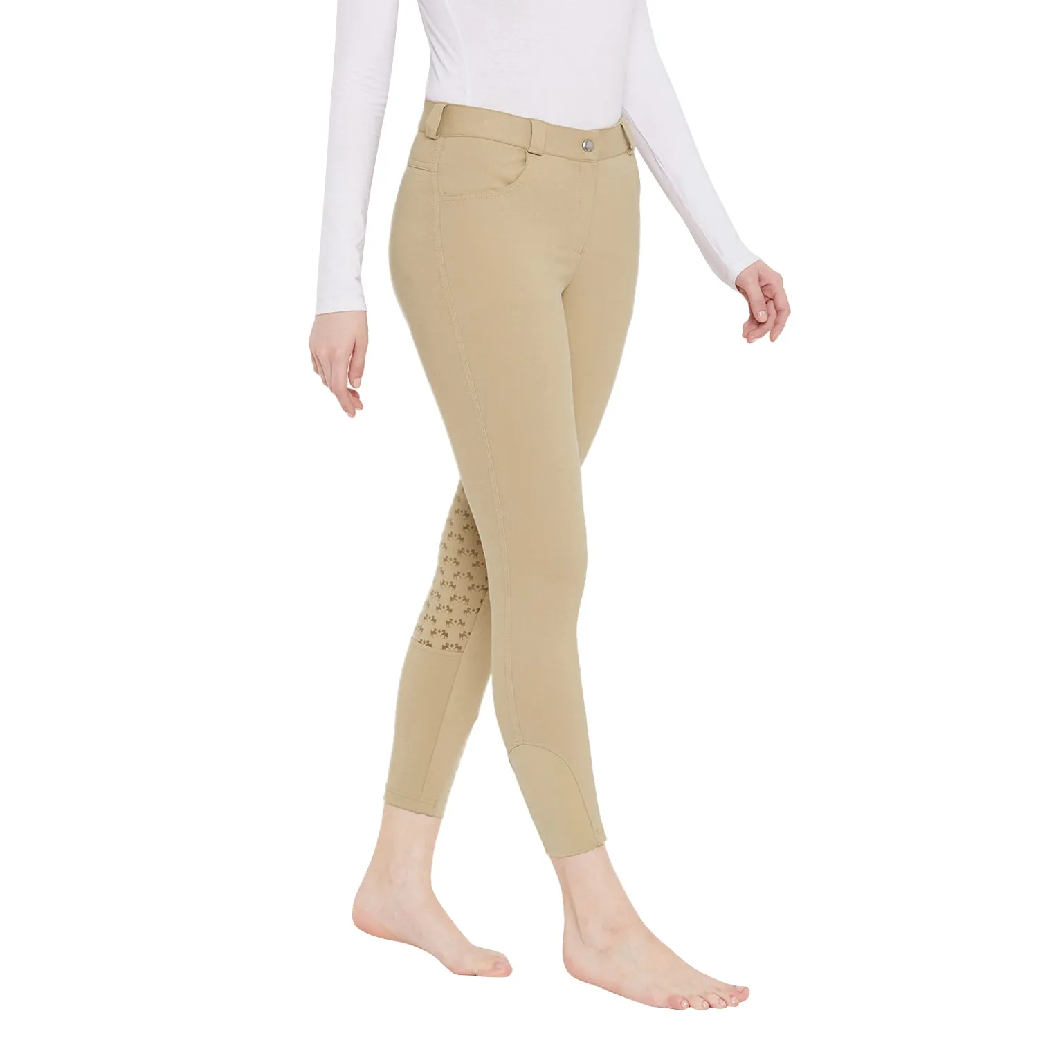Equine Couture Heather Silicone Full Seat Breech