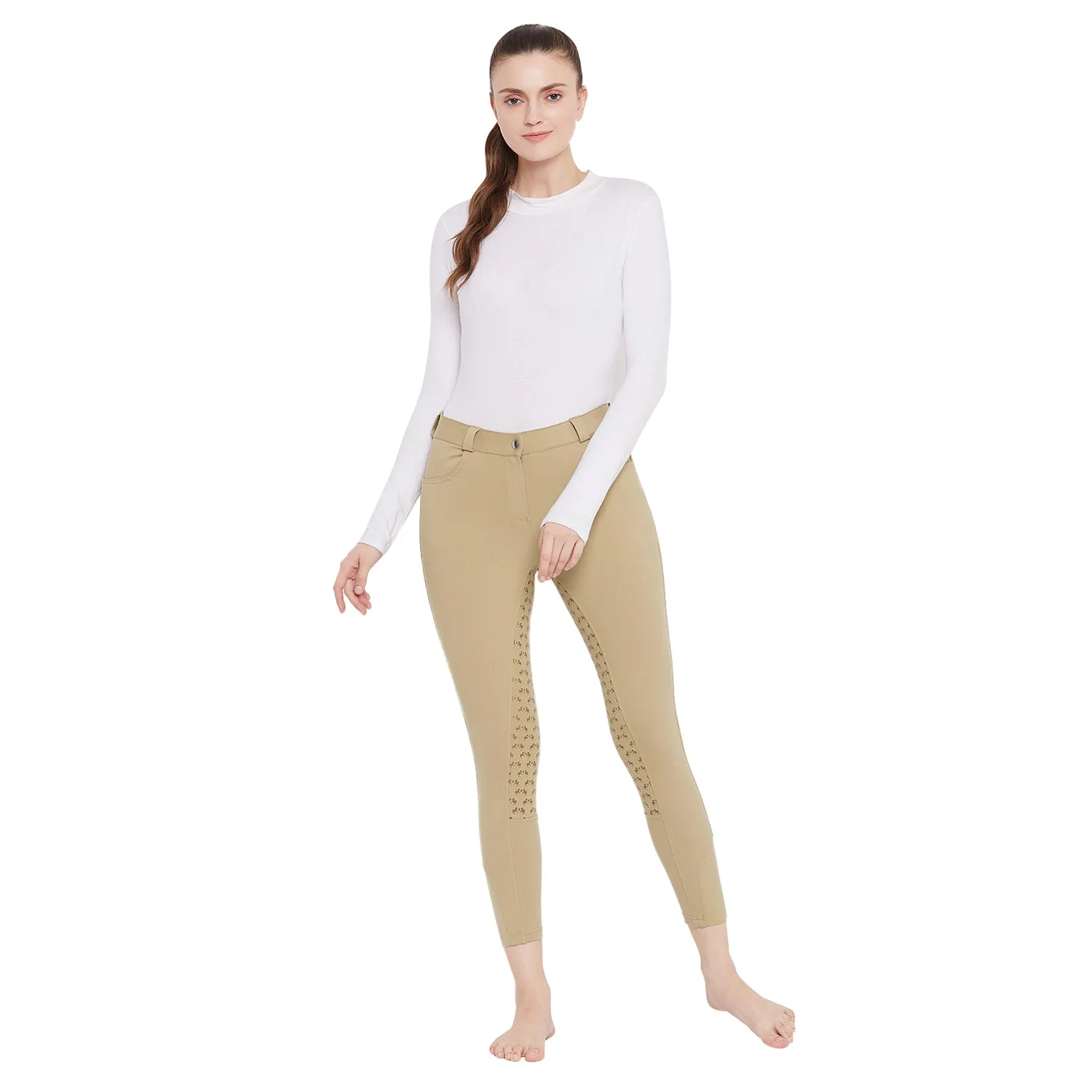 Equine Couture Heather Silicone Full Seat Breech