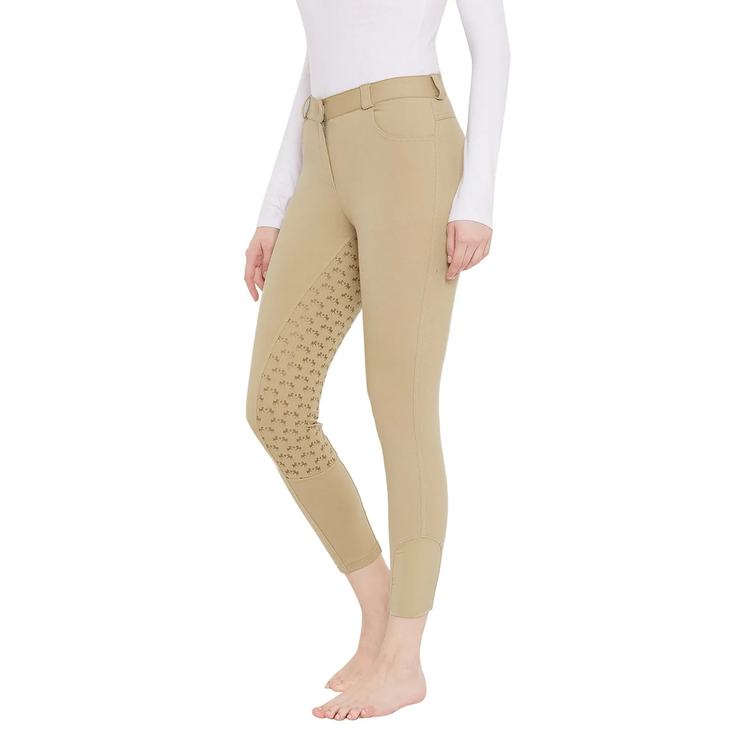 Equine Couture Heather Silicone Full Seat Breech