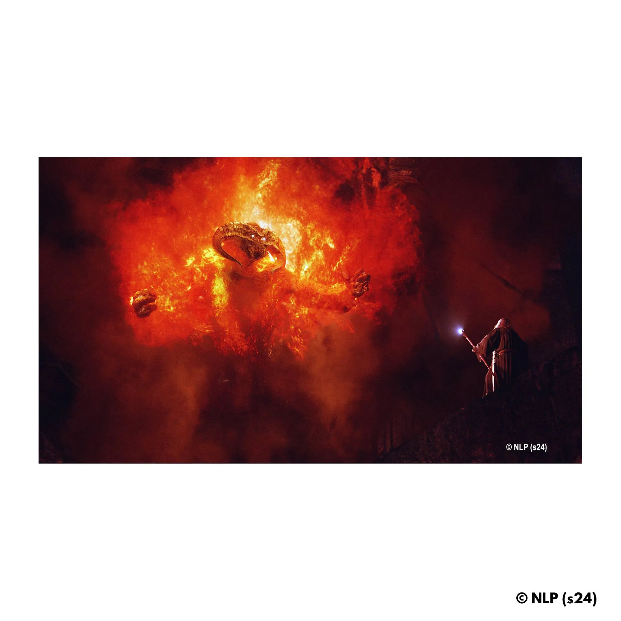 Gandalf Vs Balrog - Wooden Jigsaw Puzzle