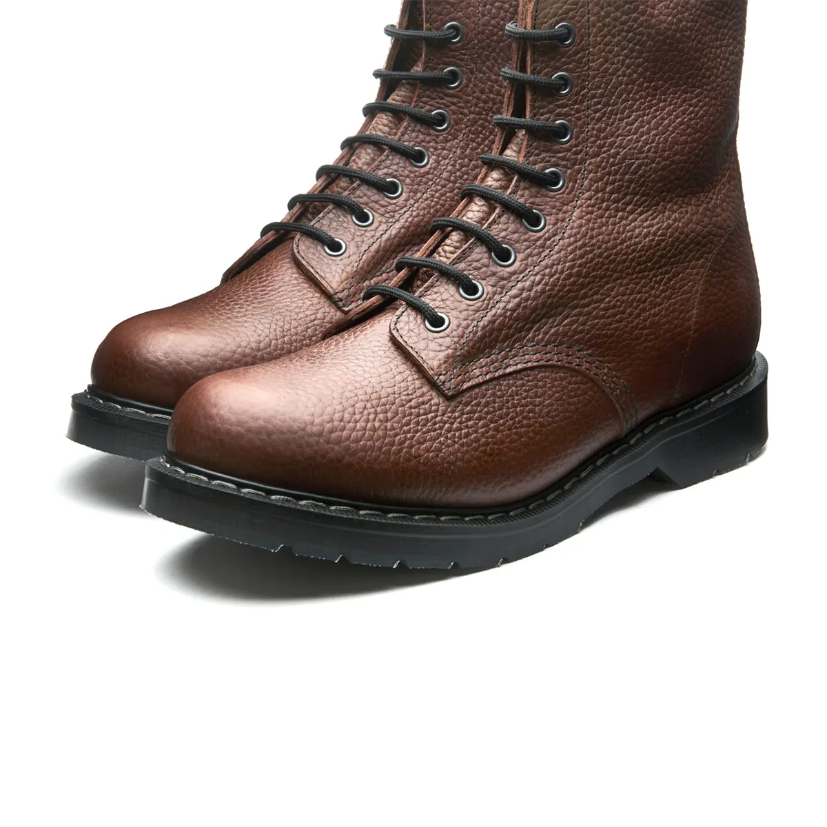Gaucho Brown Grain 8 Eye Derby Boot