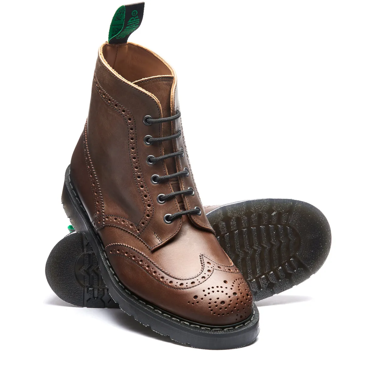 Gaucho Crazy Horse 6 Eye Brogue Boot
