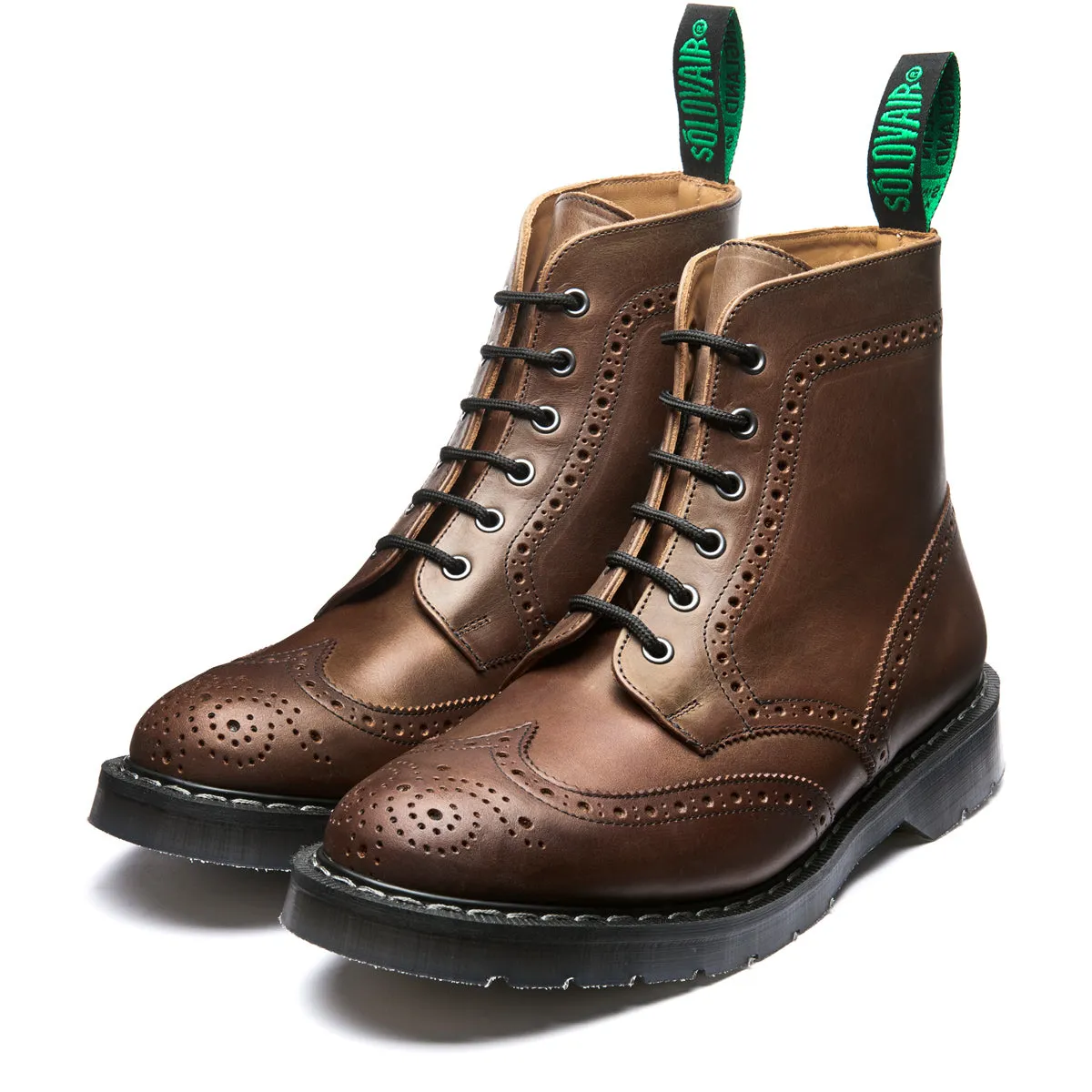 Gaucho Crazy Horse 6 Eye Brogue Boot