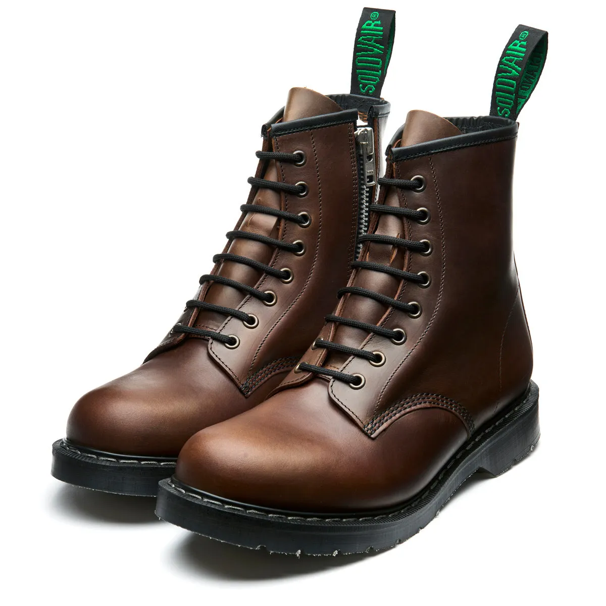 Gaucho Crazy Horse 8 Eye Zip Derby Boot