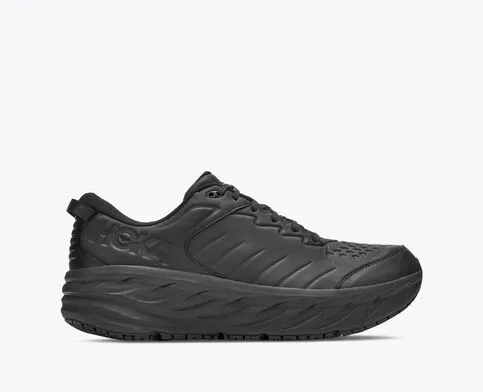 Hoka Men's Bondi SR Cushioned Road Running Shoe Available in Wide Widths
