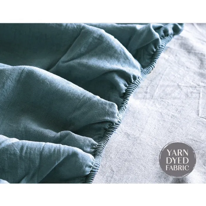 Hypoallergenic Cotton Sheets  I Double I Blue Dark Blue