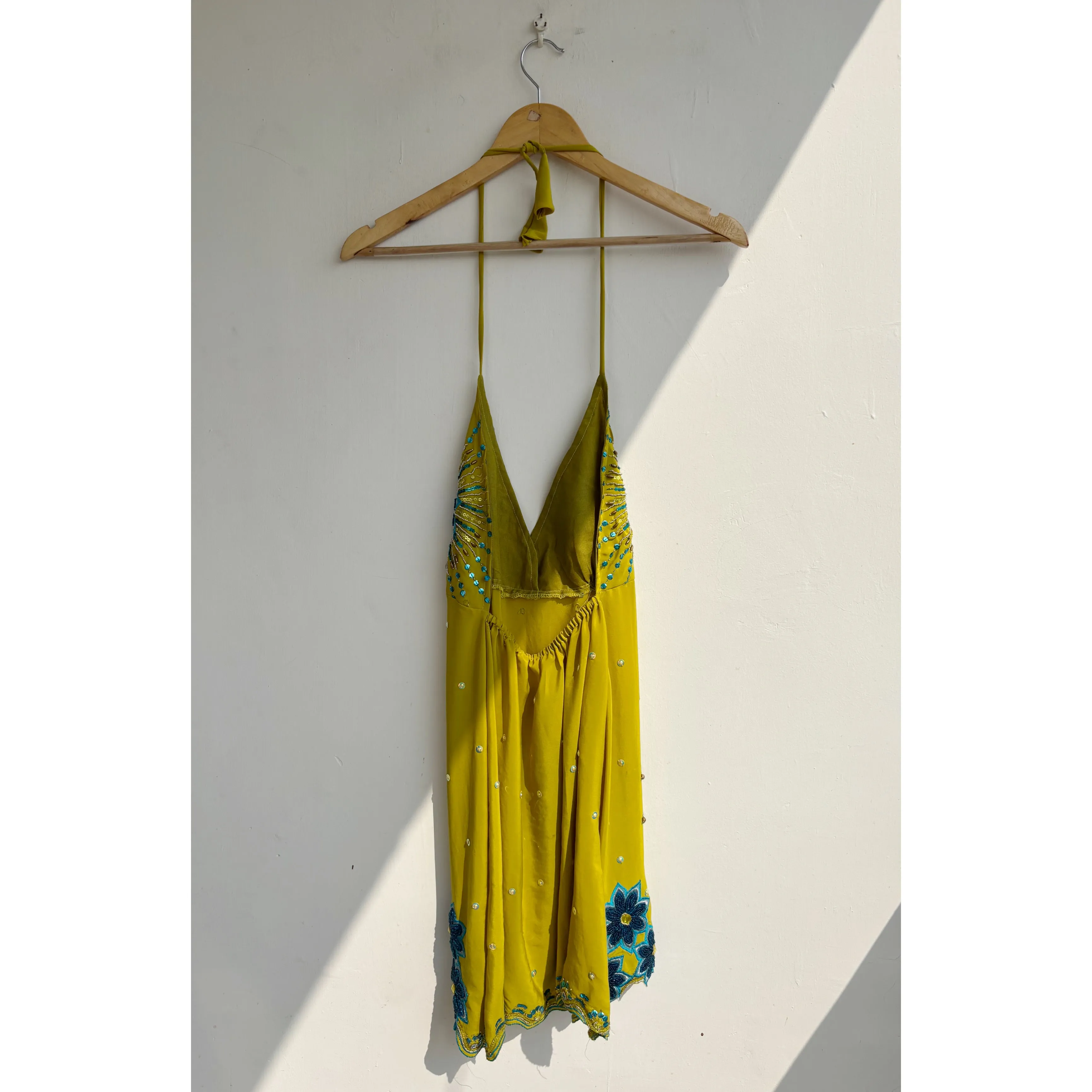 Lime starry dress