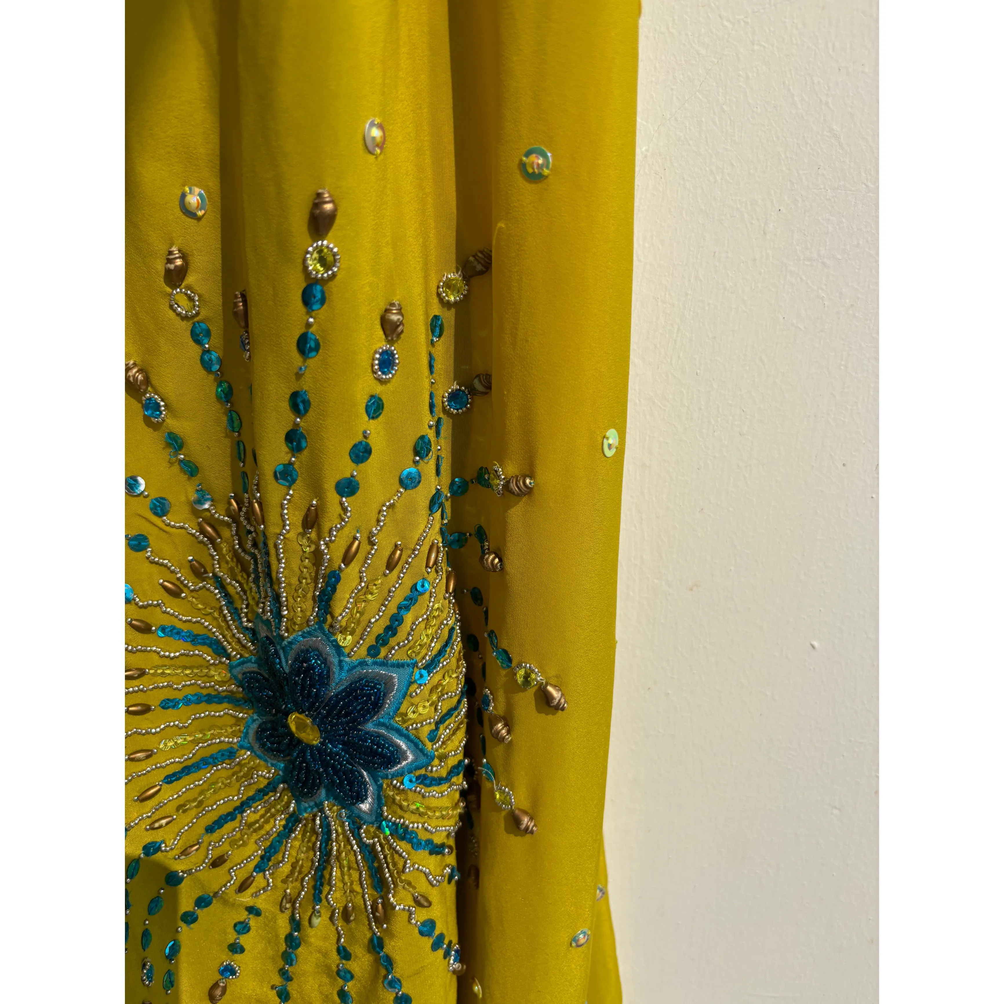 Lime starry dress