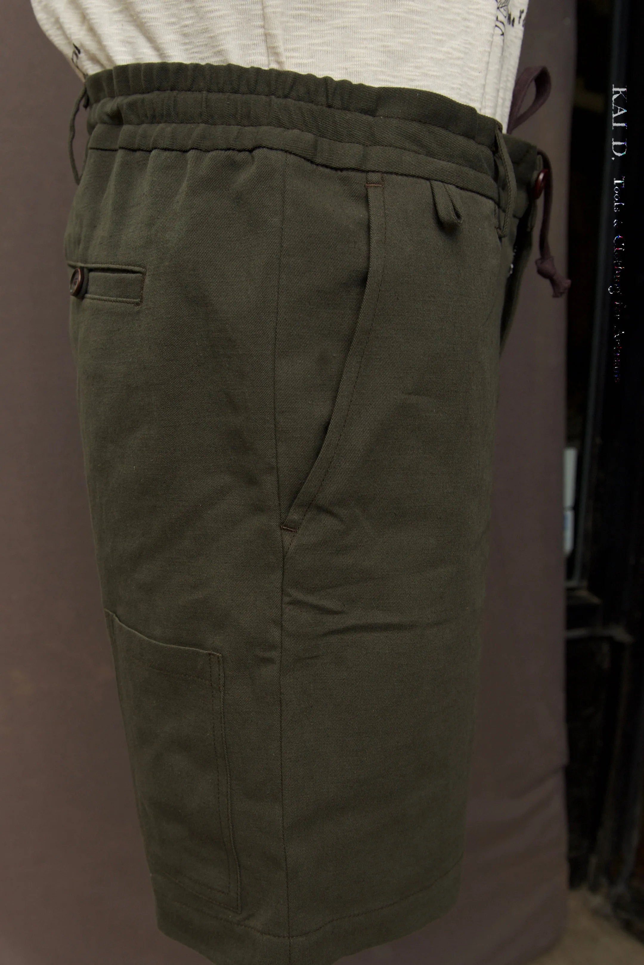 Lukas Shorts - Dark Green Grey - 32