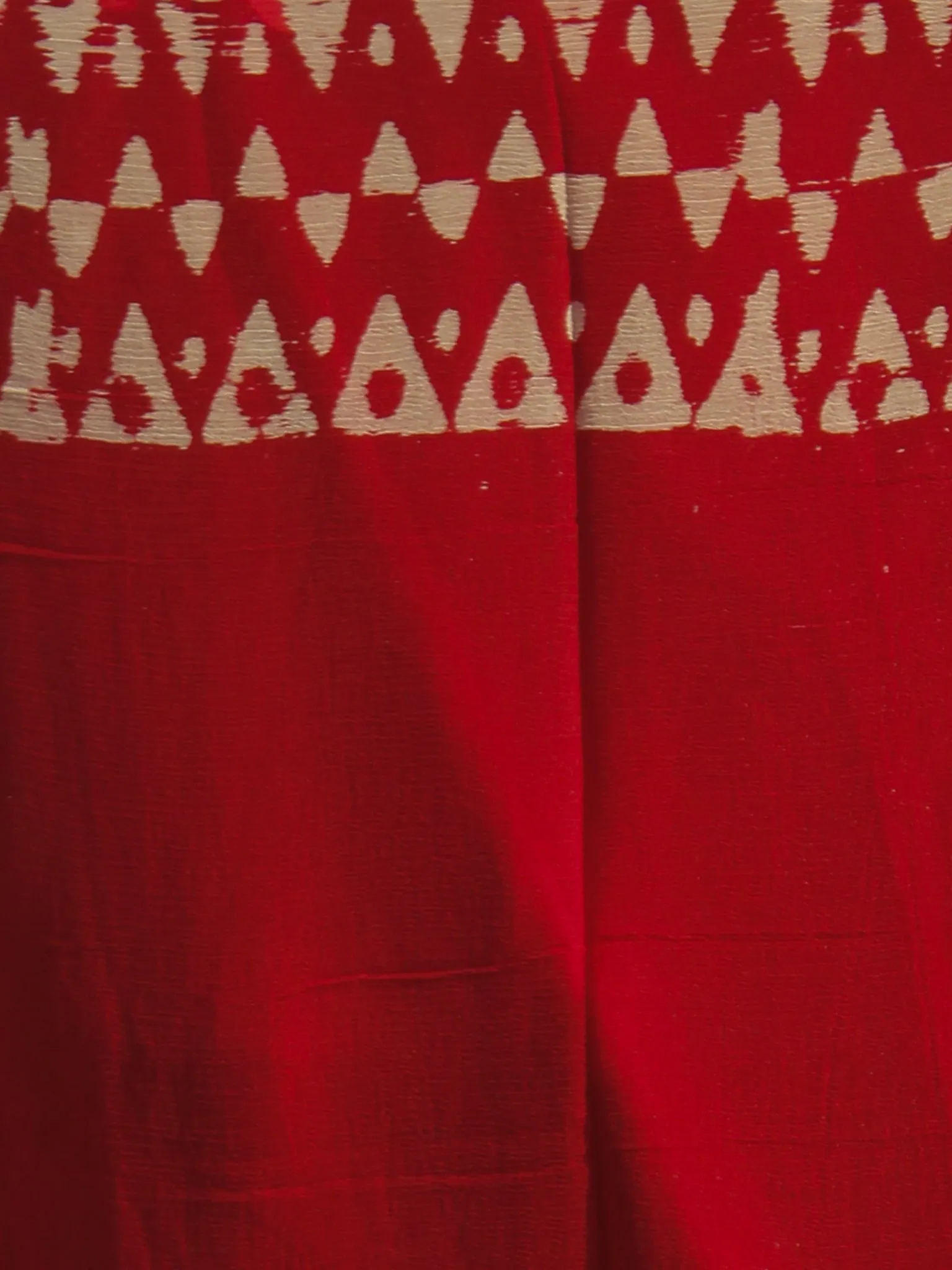 Maroon Ivory Hand Block Printed Chiffon Saree - S031702330