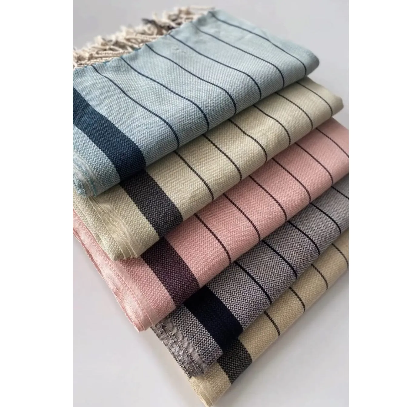 Natural Cotton Hand Woven Turkish Towel Pestemal