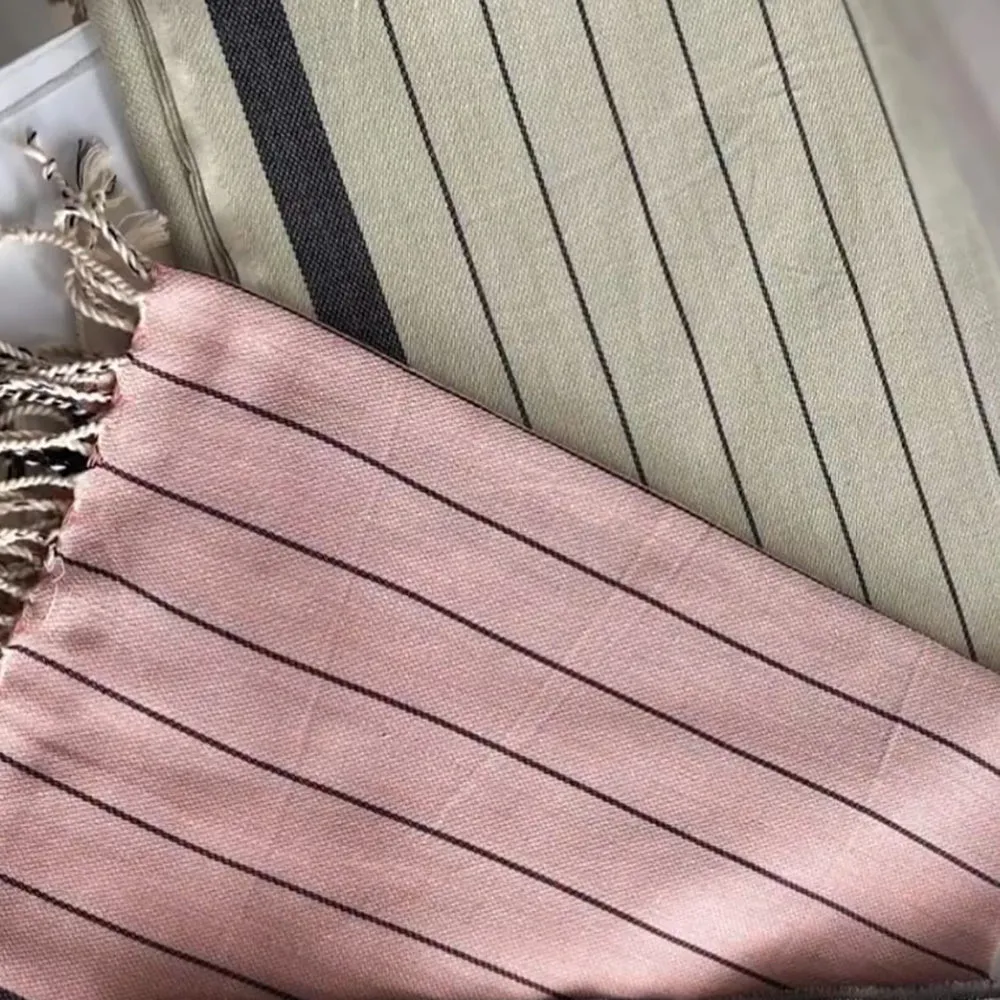 Natural Cotton Hand Woven Turkish Towel Pestemal