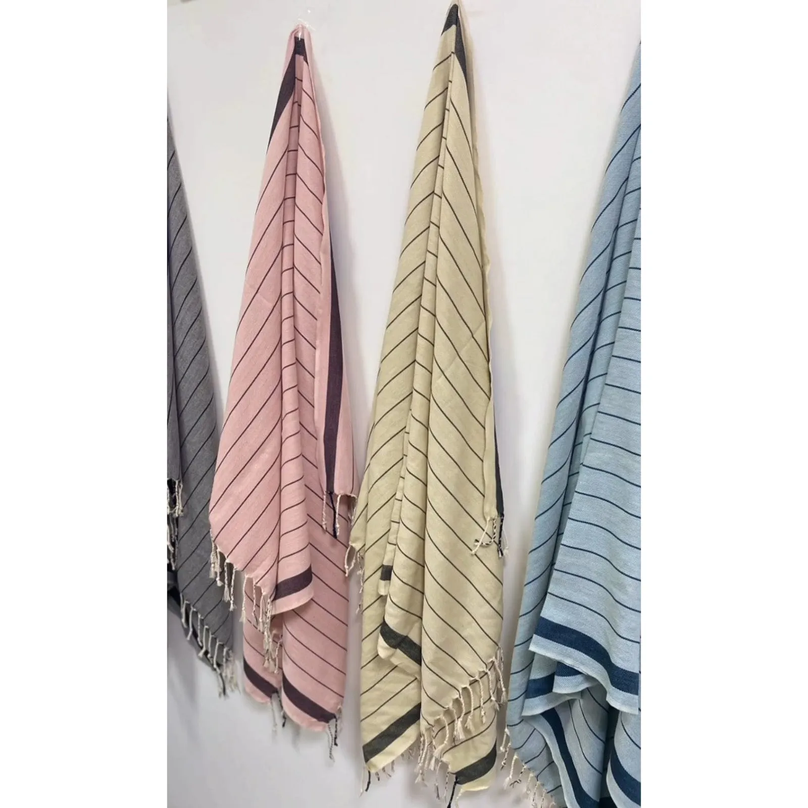 Natural Cotton Hand Woven Turkish Towel Pestemal