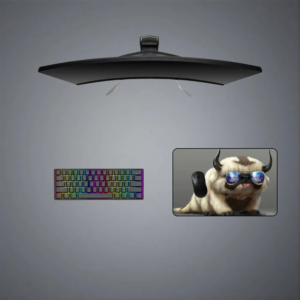 Nysekai "Appa Sunglasses Design M-XXL Size Gaming Mouse Pad'' Computer Desk Mat