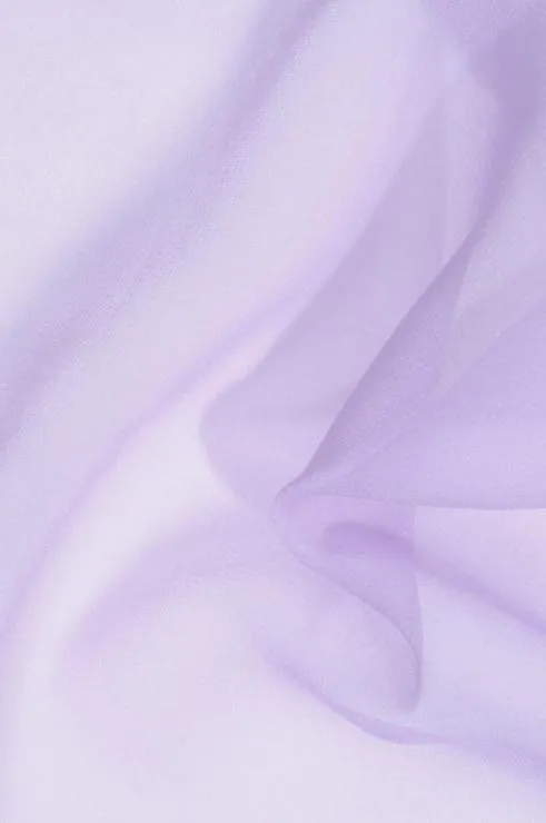 Orchid Lavender Silk Georgette Fabric