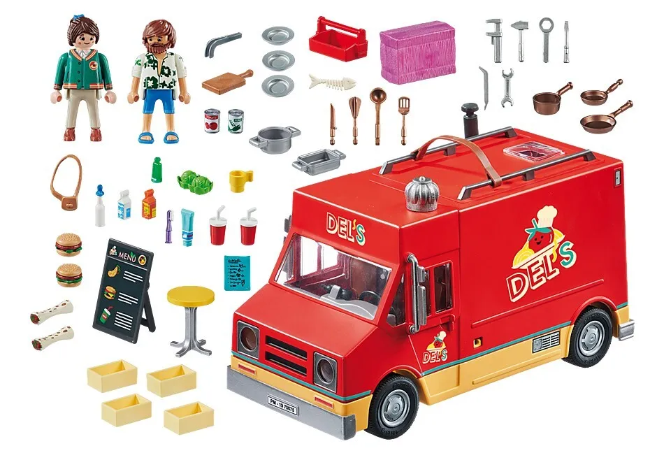 Playmobil The Movie - Del's Food Truck (70075)