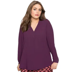 Plus Size - Beautiful Women slimming Chiffon Blouse (US 14-26W)