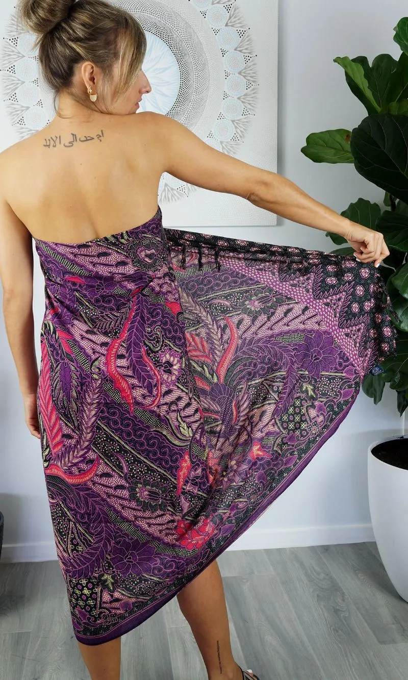Rayon Sarong Retro Batik, More Colours