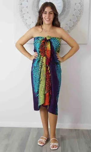 Rayon Sarong Snake Cheetah, More Colours