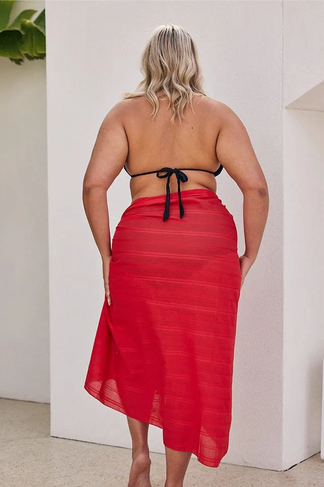 Red Sarong