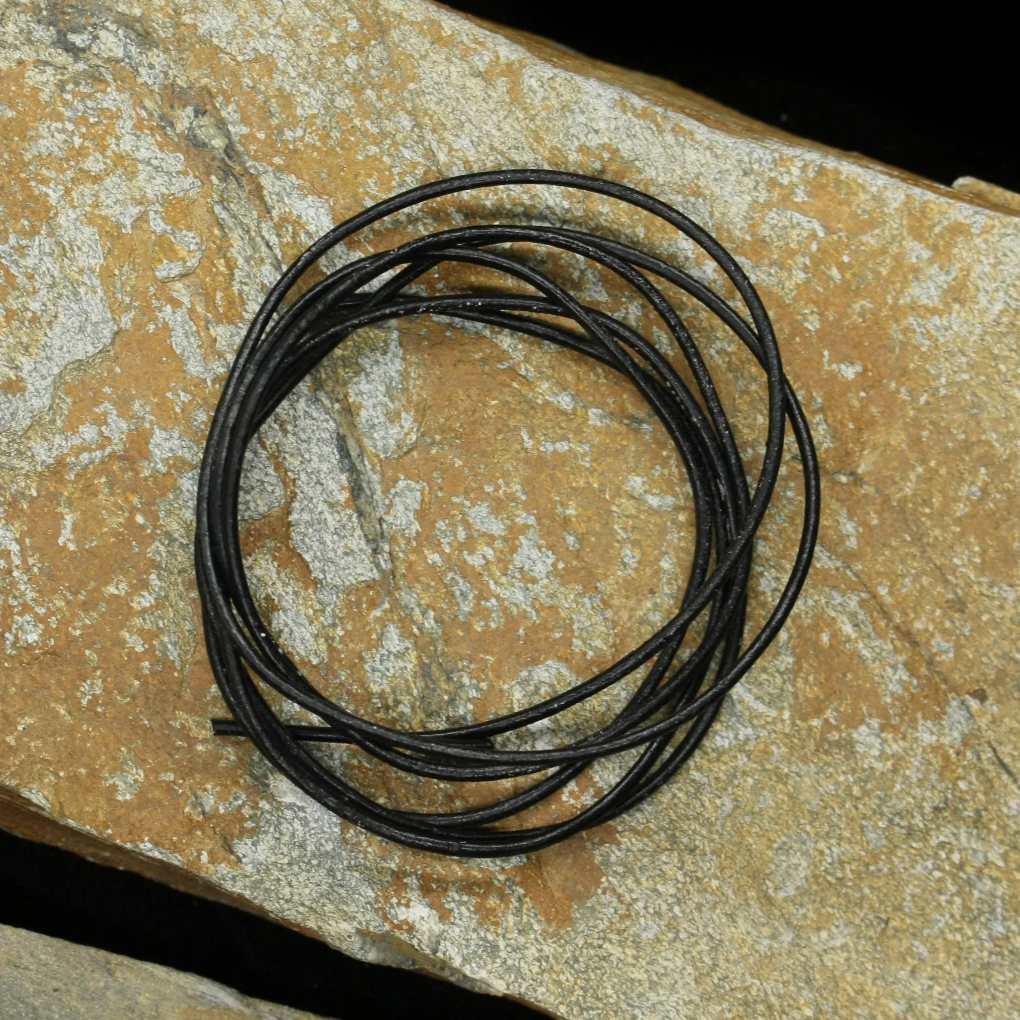 Round Leather Thong / Leather Cord Lengths - PER METRE
