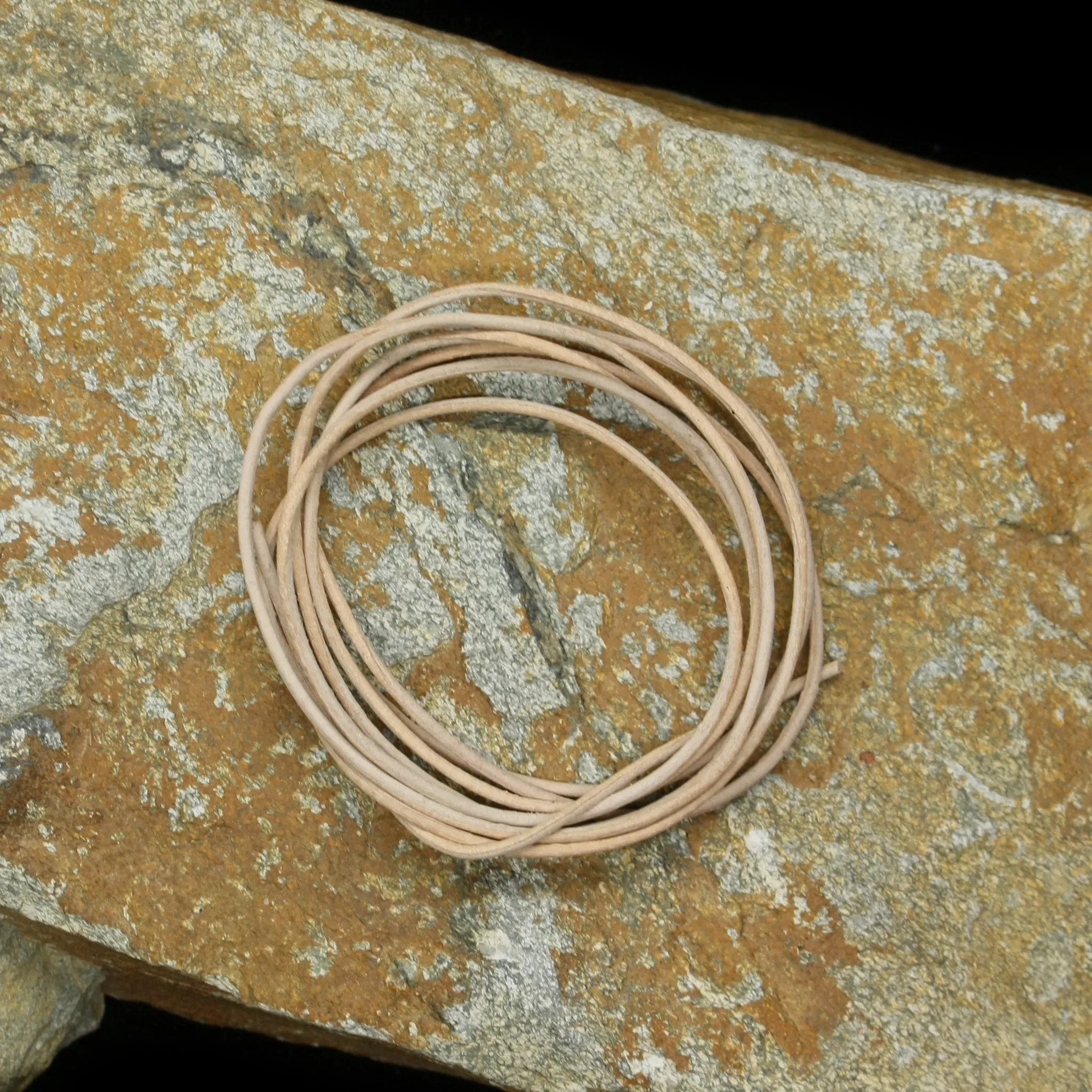 Round Leather Thong / Leather Cord Lengths - PER METRE