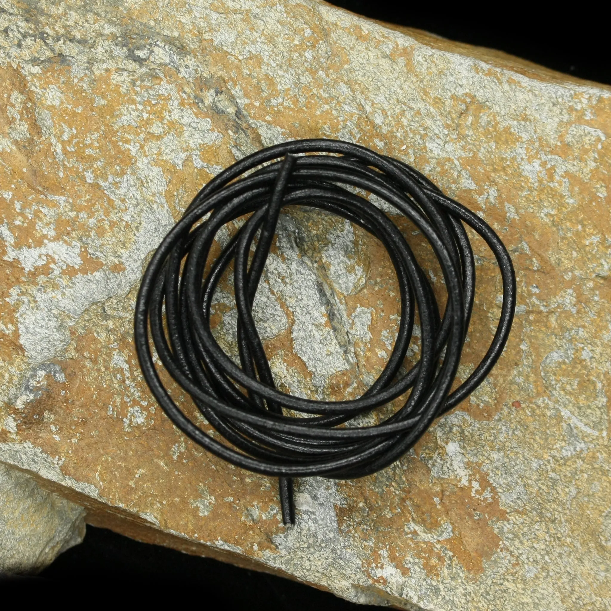 Round Leather Thong / Leather Cord Lengths - PER METRE
