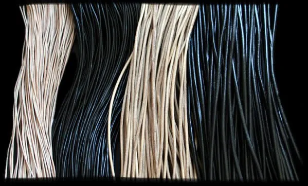 Round Leather Thong / Leather Cord Lengths - PER METRE