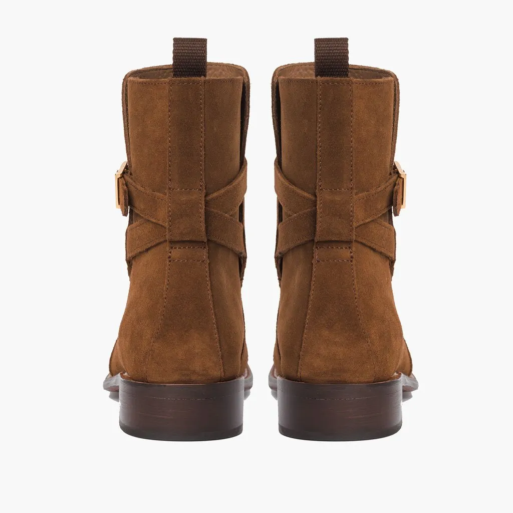 [S] Rogue | Cognac Suede