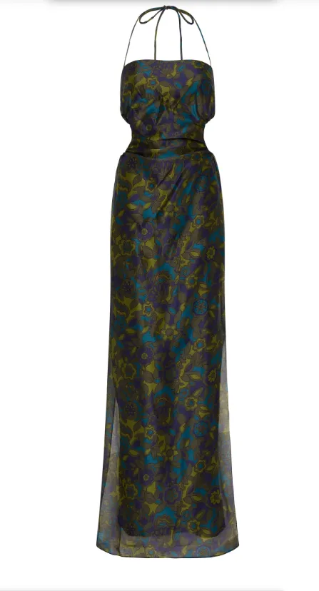 SIR. Valerio Tie Halter Midi Dress