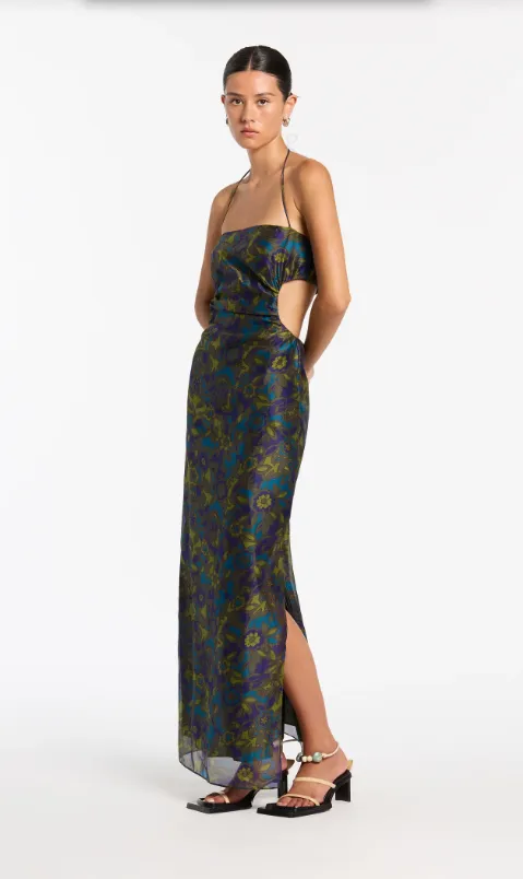 SIR. Valerio Tie Halter Midi Dress