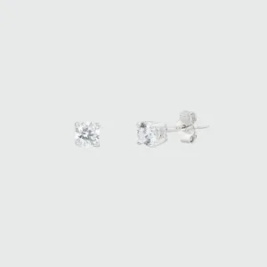 Sofia Cubic Zirconia Silver Stud Earrings