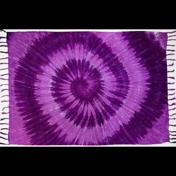 Spiral Nebula Tie-Dye Sarongs
