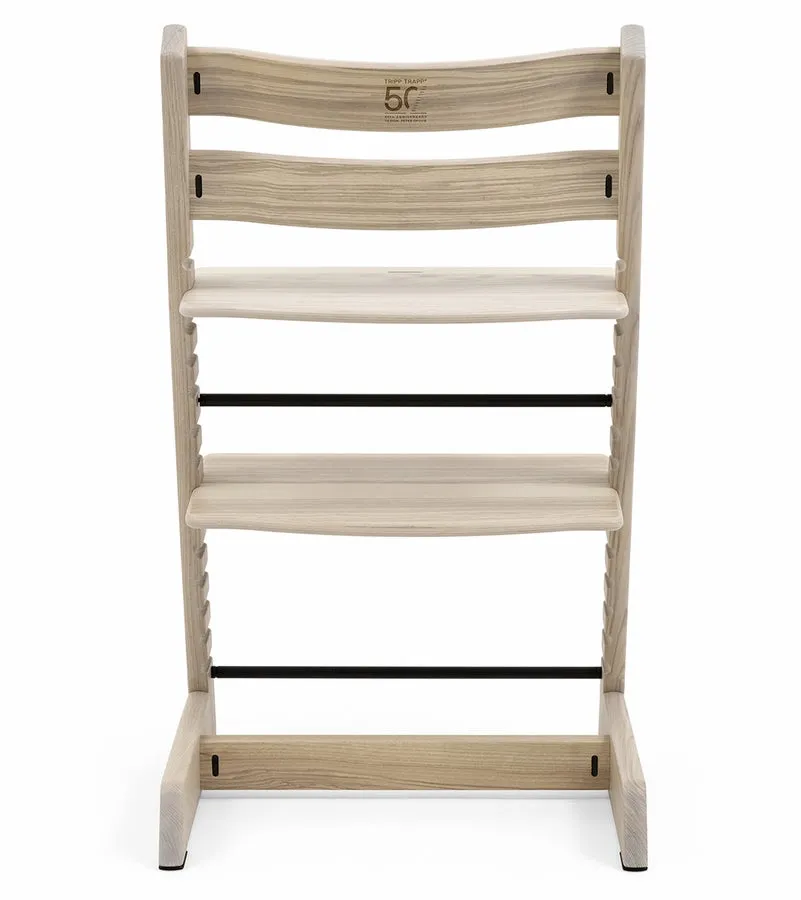 Stokke Tripp Trapp High Chair With Baby Set - 50th Anniversary Ash Natural