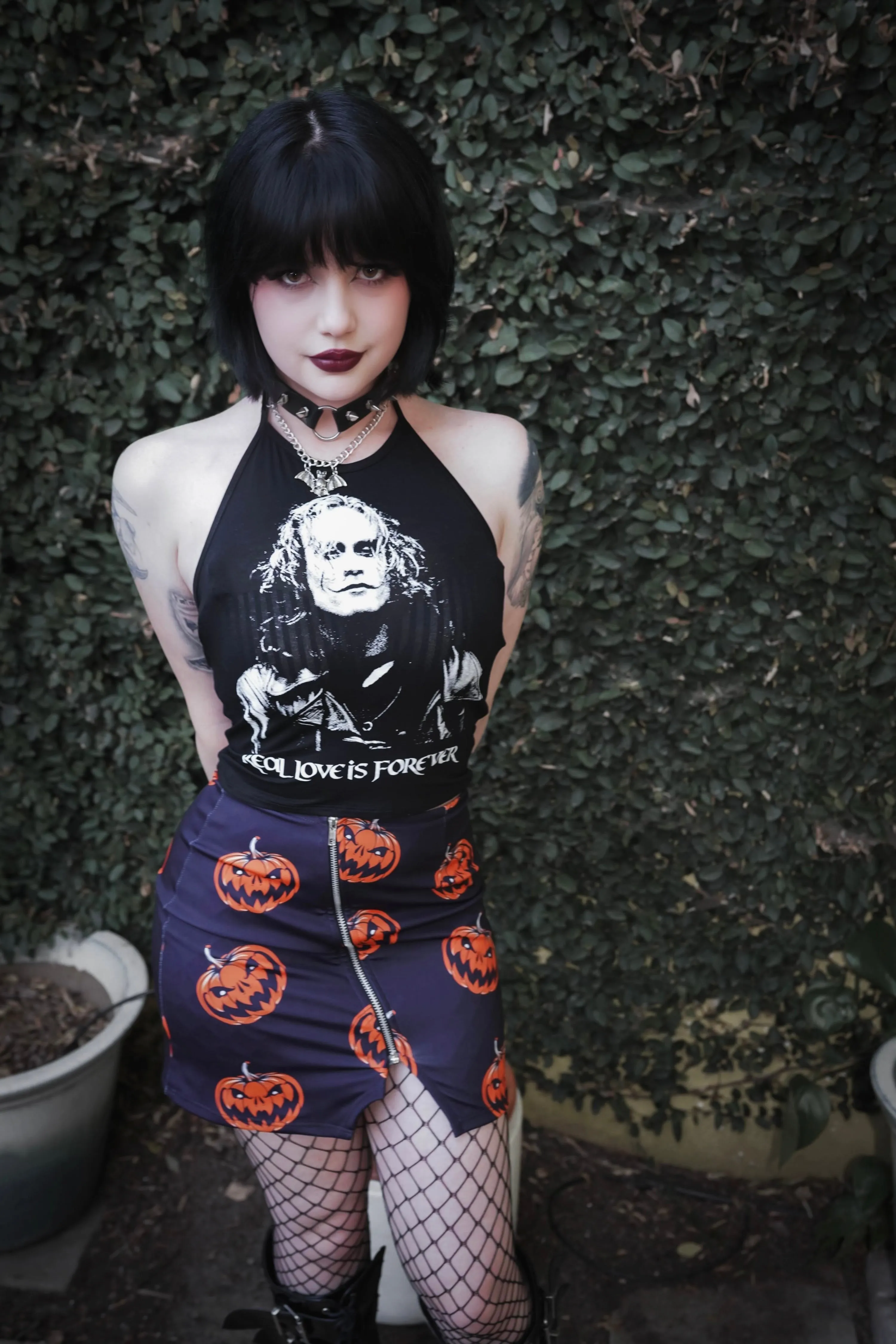 The Crow Halter Top