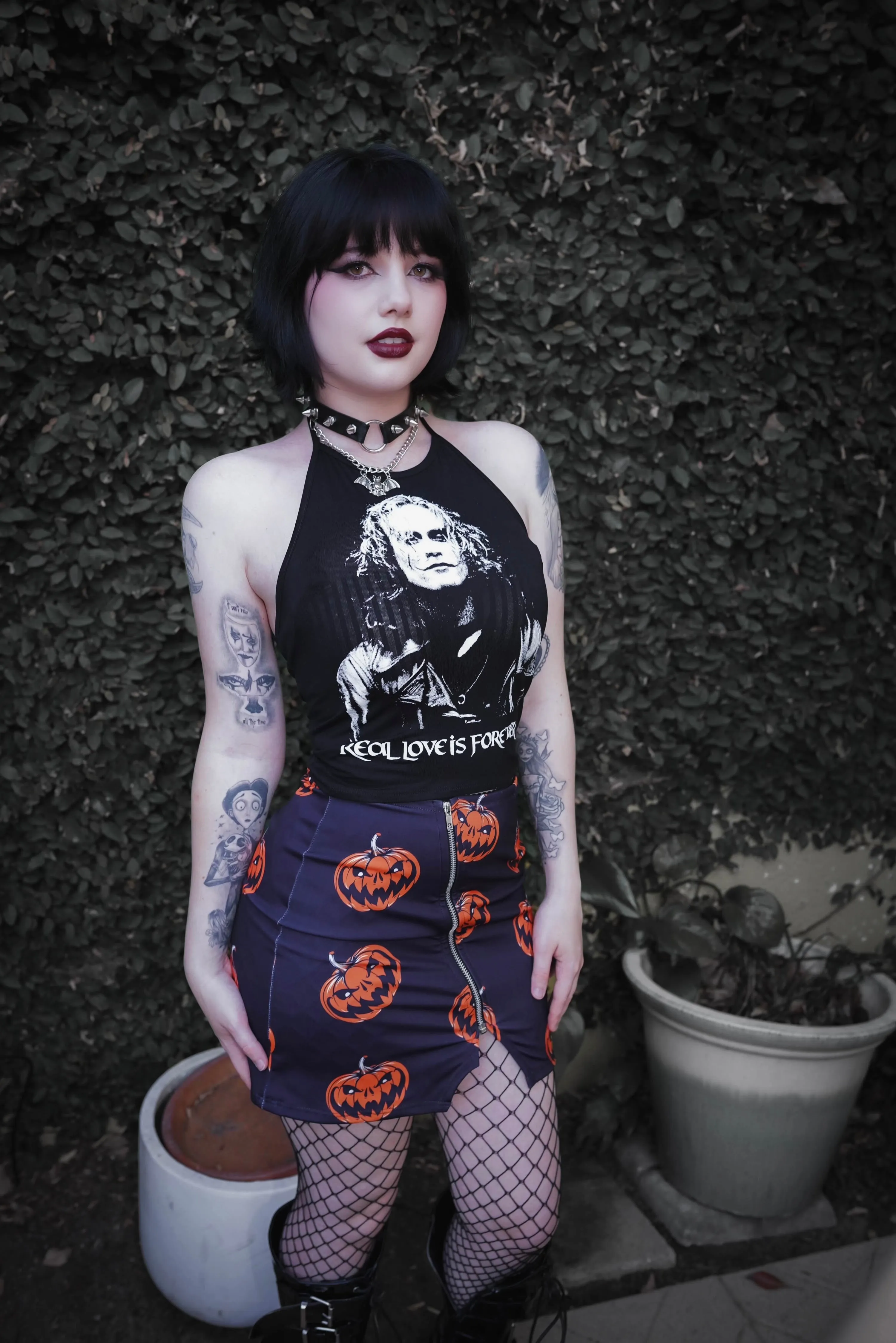 The Crow Halter Top