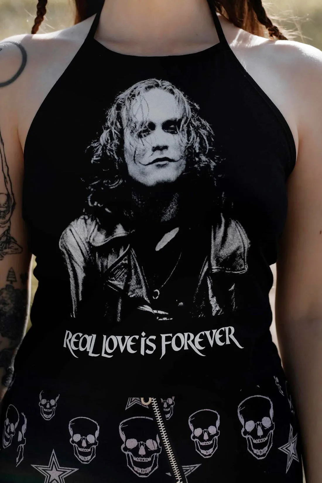 The Crow Halter Top